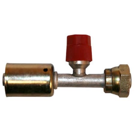 Aftermarket Aluminum Straight Female ORing w R134A Service Port Fitting A-461-3102-AI